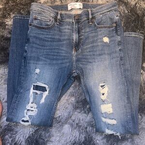 Abercrombie Kids denim jeans size 15/16 super skinny